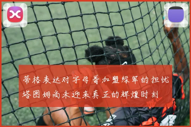 蒂格表达对字母哥加盟绿军的担忧塔图姆尚未迎来真正的辉煌时刻